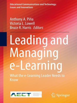 cover image of Leading and Managing e-Learning